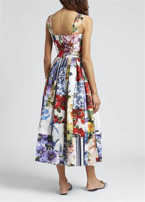 dolce gabbana print kleid|dolce gabbana sale online shop.